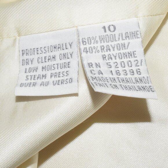 Vintage Liz Claiborne Striped Vest Satin Back Adjustable Back Strap - Picture 4 of 6